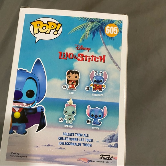 Disney Halloween vampire stitch funko pop FYE exclusive - Picture 3 of 3